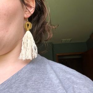 handmade Jewelry - Boho fringe tassel earrings handmade Jewelry - Boho fringe tassel earrings